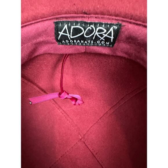 Adora Women\'s Burgundy Wool Felt 4\